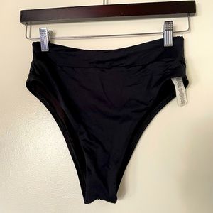 Vitamin A Swimwear Ibiza Bottom Black Ecolux Medium 8
